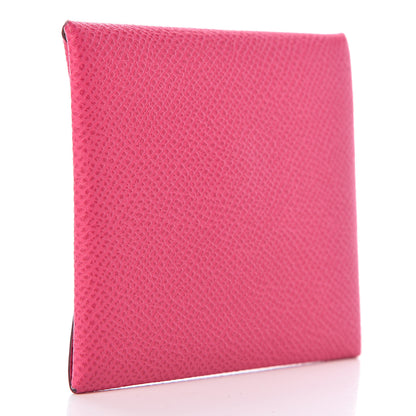 Hermes Epsom Bastia Coin Purse Rose Tyrien 3 of 6
