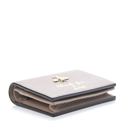 Gucci Cellarius Calfskin Blind for Love Card Case Wallet Perfect Pink 4 of 8