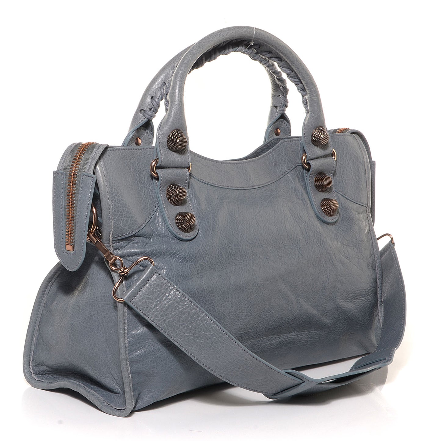 Agneau Giant 21 Rose Gold Hardware City Ardoise
