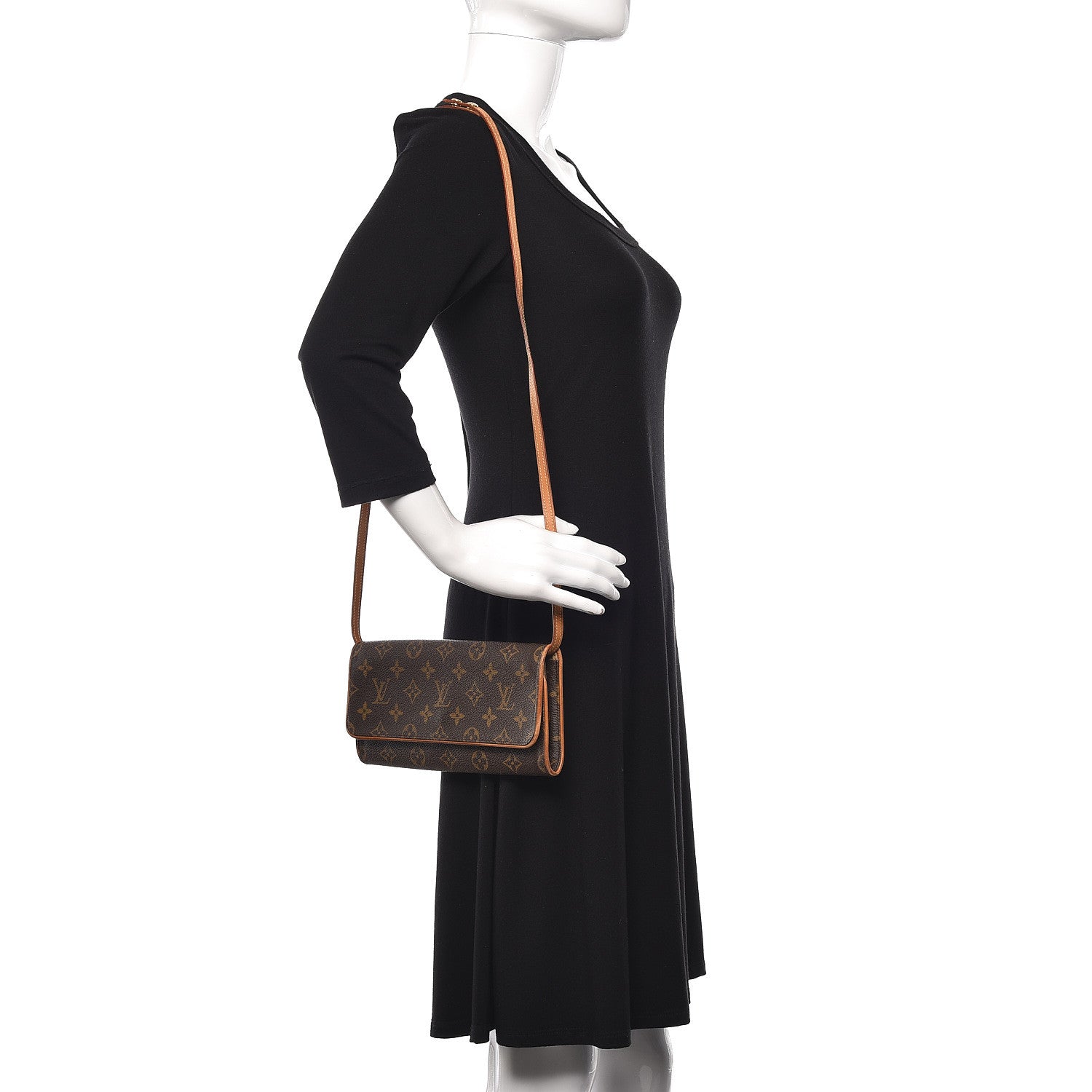 Louis Vuitton Monogram Pochette Twin GM 2 of 18