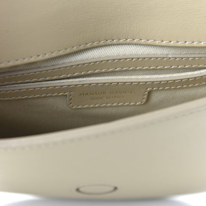 Mansur Gavriel Calfskin Mini Flap Crossbody Bag Creme 8 of 9