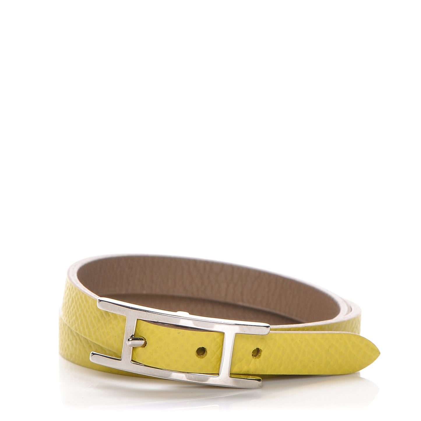 Epsom Behapi Double Tour Bracelet S Soufre Etoupe