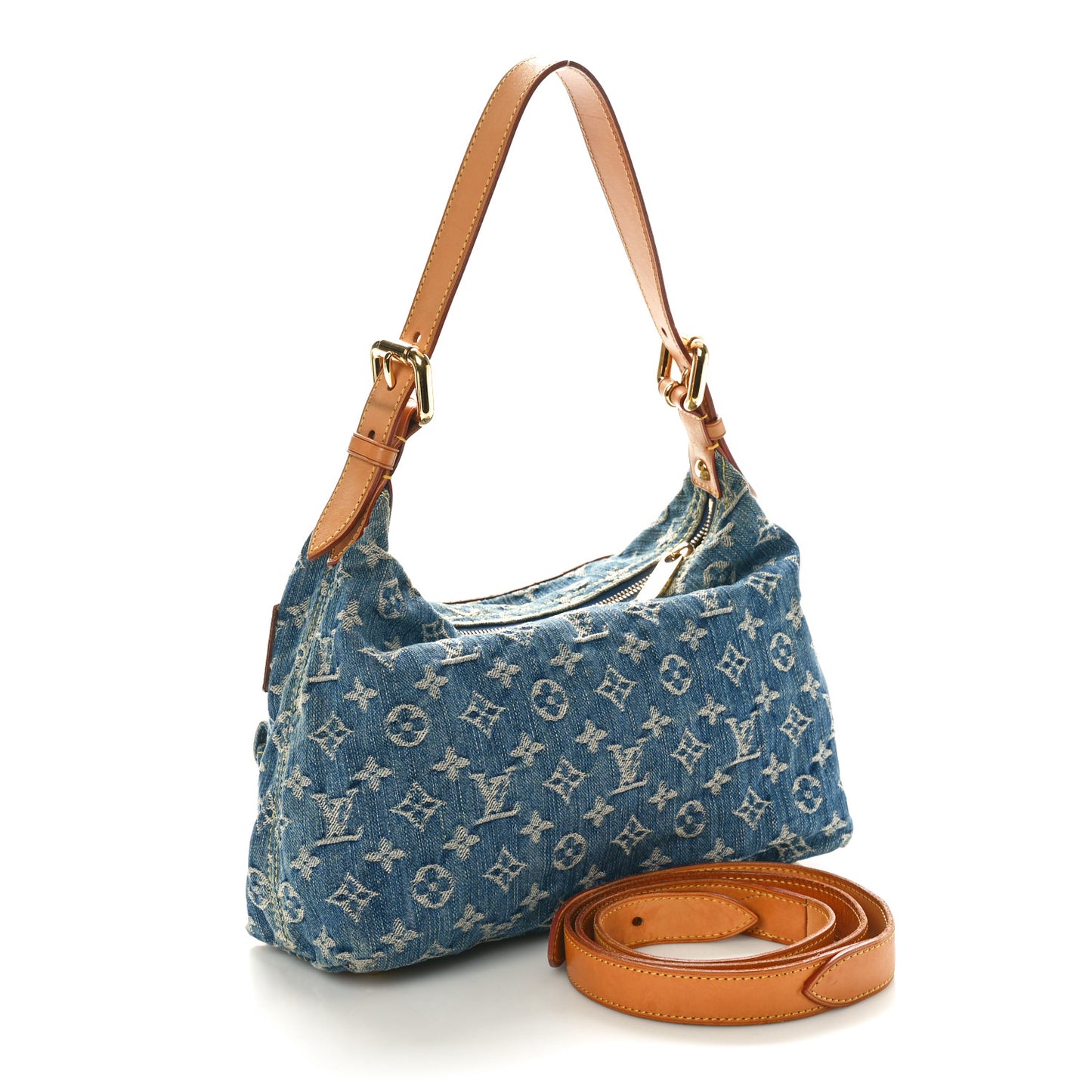 Monogram Denim Baggy PM Blue