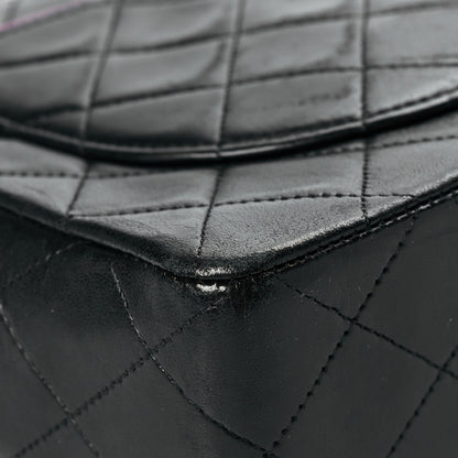 Chanel Lambskin Quilted Bi-Color Small Single Flap Black 10 of 13