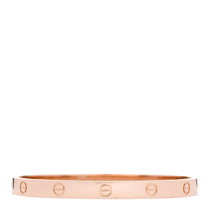 Cartier 18K Pink Gold LOVE Bracelet 19 1 of 9