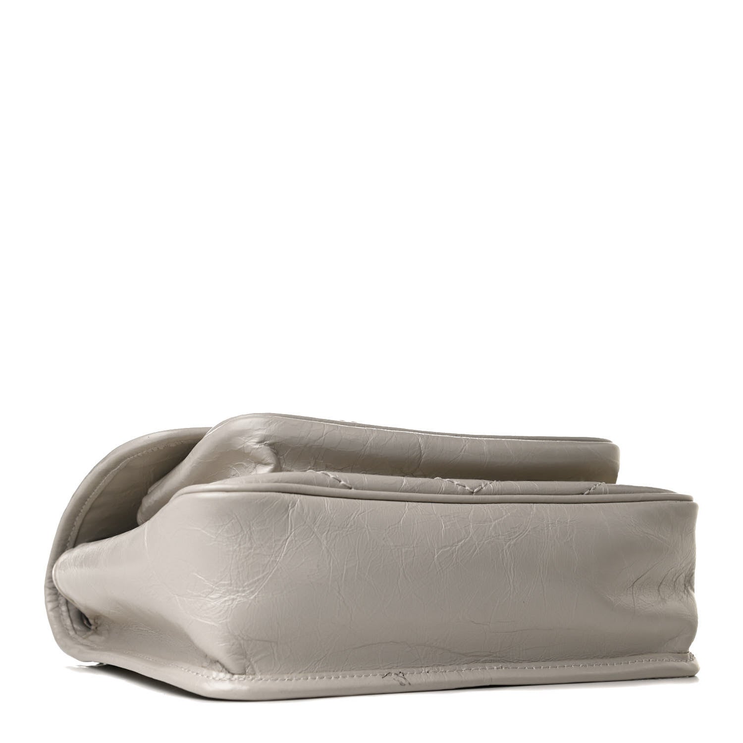 Saint Laurent Crinkled Calfskin Matelasse Monogram Baby Niki Chain Satchel Crema Soft 4 of 14