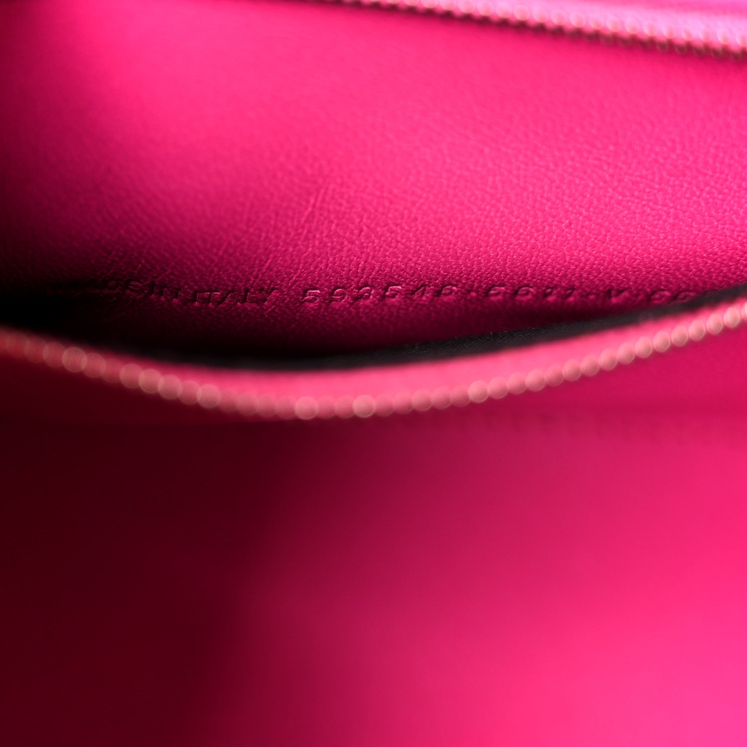 Balenciaga Shiny Box Calfskin Small Hourglass Top Handle Bag Acid Fuchsia 7 of 10