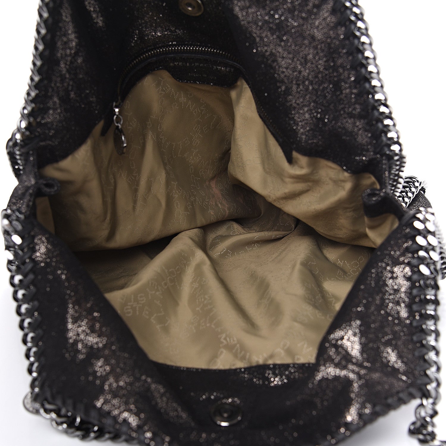 Stella McCartney Shaggy Deer Small Falabella Tote Black 4 of 8