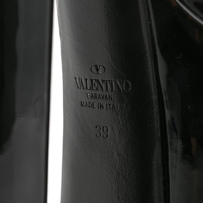 Valentino Garavani Patent DiscoBox 80/180mm Platform Pumps 39 Black 7 of 11