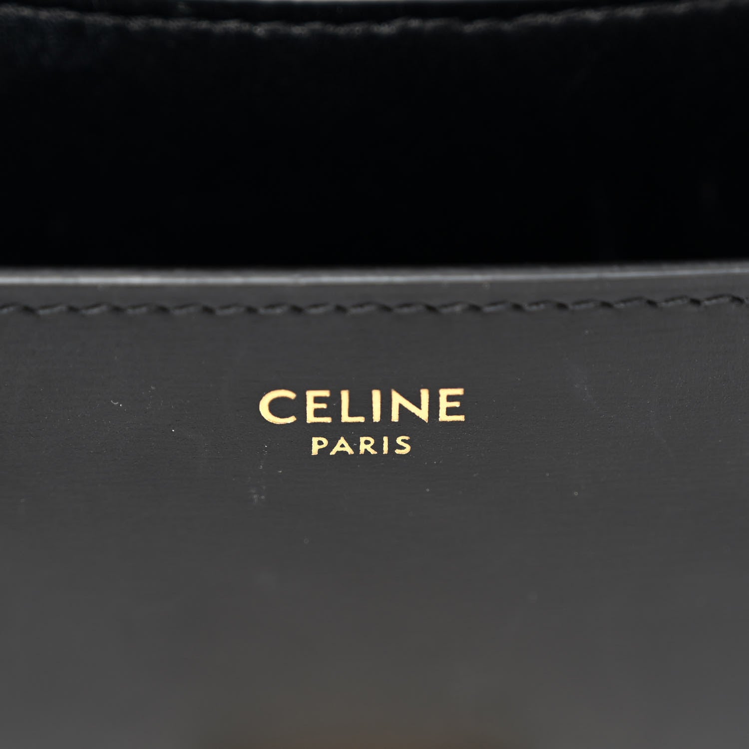 Celine Box Calfskin Medium Classic Box Flap Bag Black 6 of 14