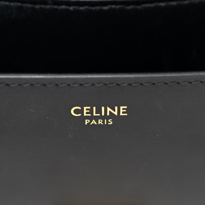 Celine Box Calfskin Medium Classic Box Flap Bag Black 6 of 14