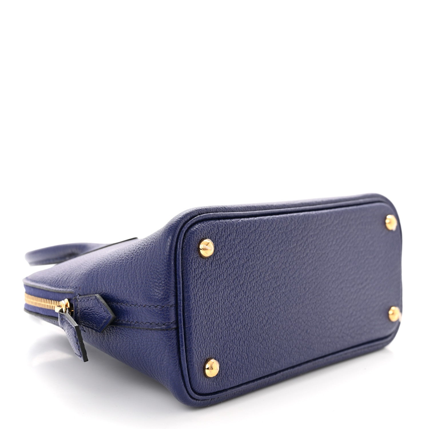 Hermes Chevre Mysore Mini 1923 Bolide Bleu Electrique 4 of 10