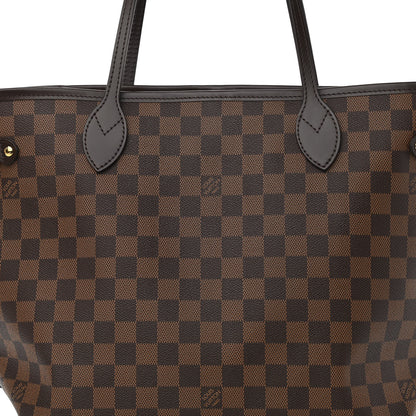 Louis Vuitton Damier Ebene Neo Neverfull MM Rose Ballerine 9 of 13