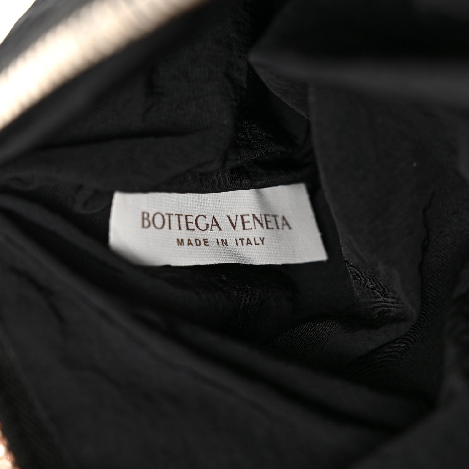 Bottega Veneta Nylon Intrecciato Padded Tech Cassette Bag Black 8 of 11
