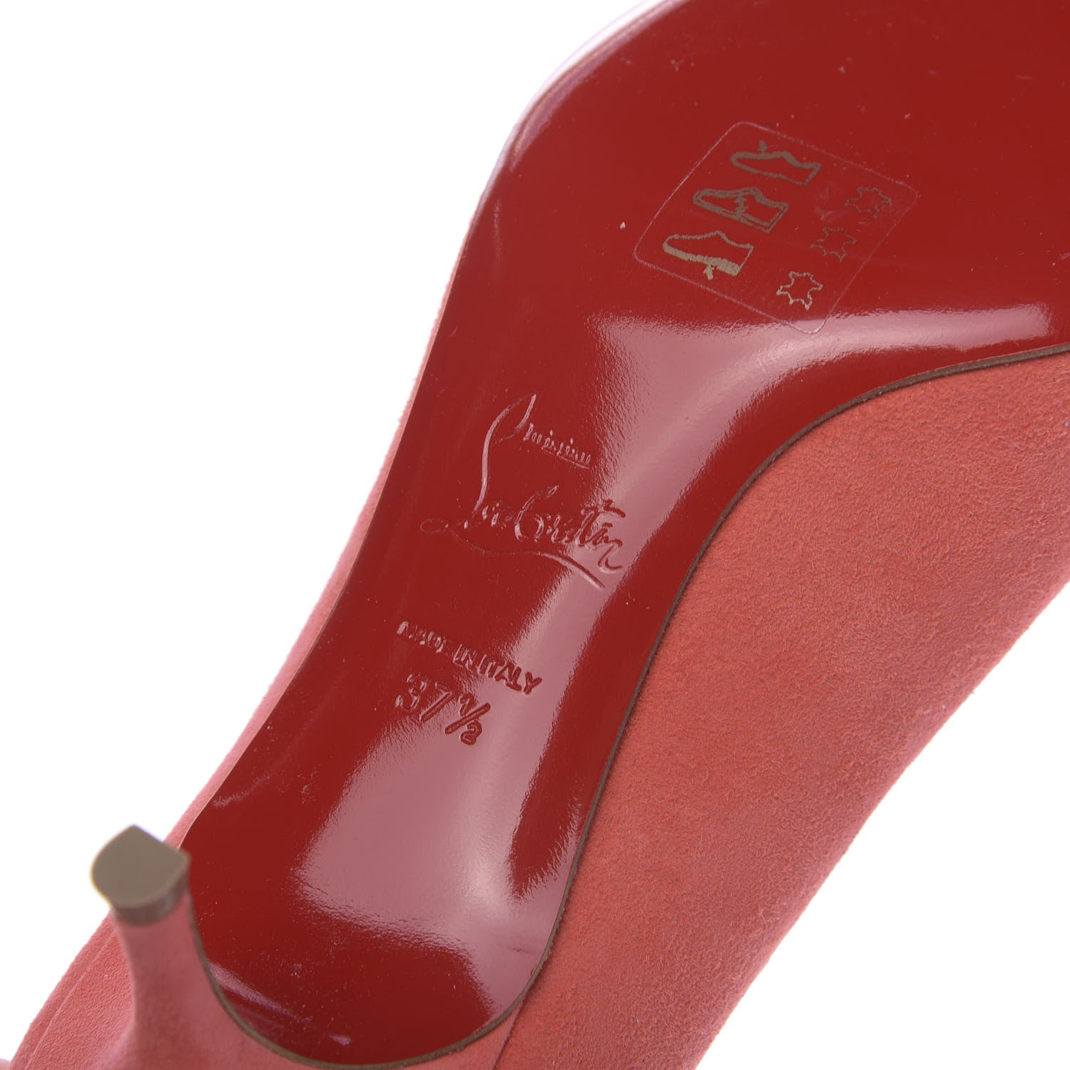 Christian Louboutin Suede Kate 55 Pumps 37.5 Smoothie 9 of 10