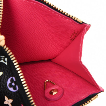 Louis Vuitton Monogram Multicolor Key Pouch Black Grenade 8 of 9
