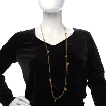 Louis Vuitton Metal Blooming Supple Necklace Gold 2 of 7