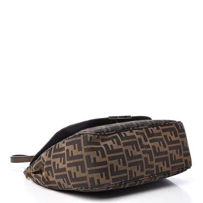 Fendi Zucca Vitello Artic Messenger Bag Tobacco Castagna 4 of 18