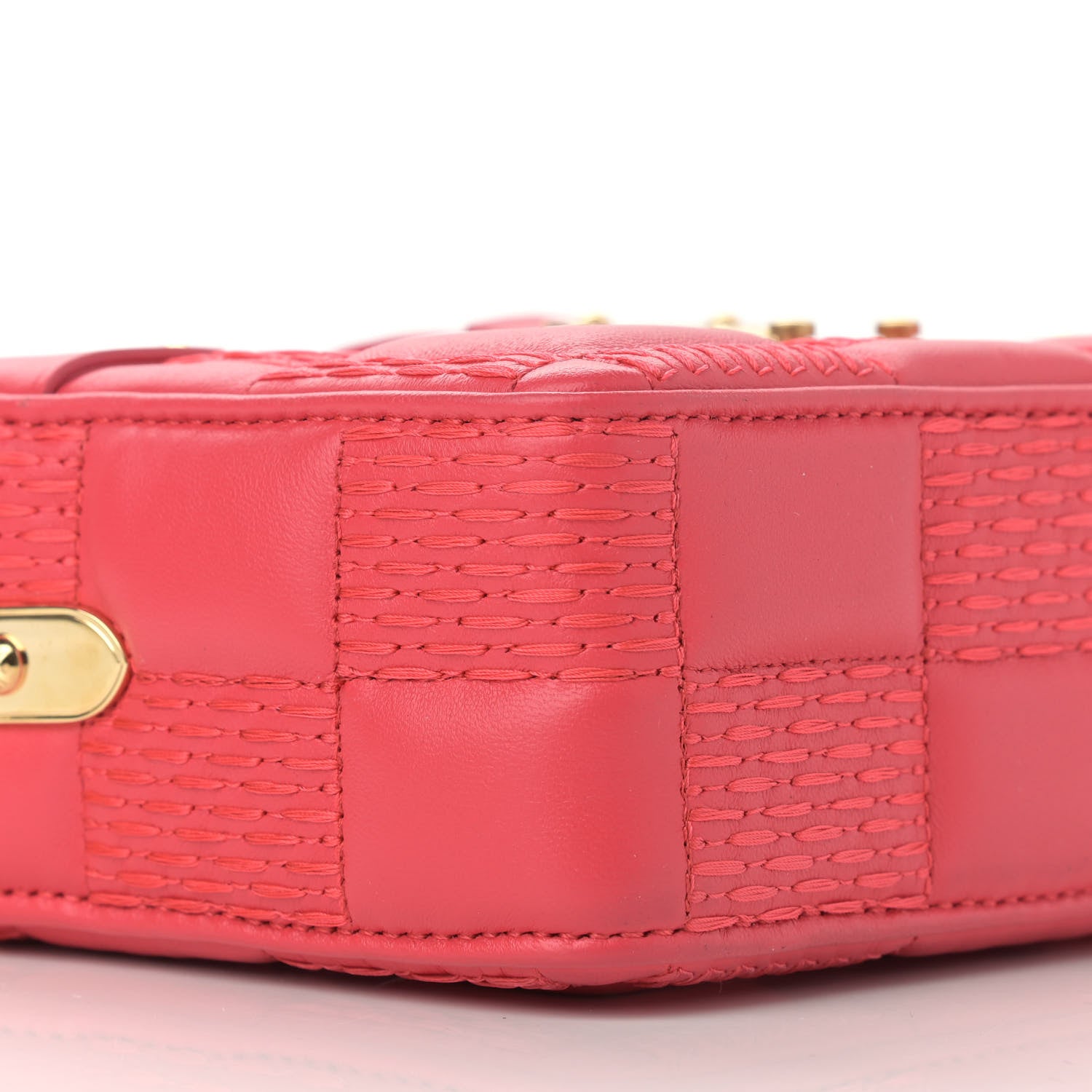 Louis Vuitton Lambskin Damier Quilt Troca PM Rose 8 of 11