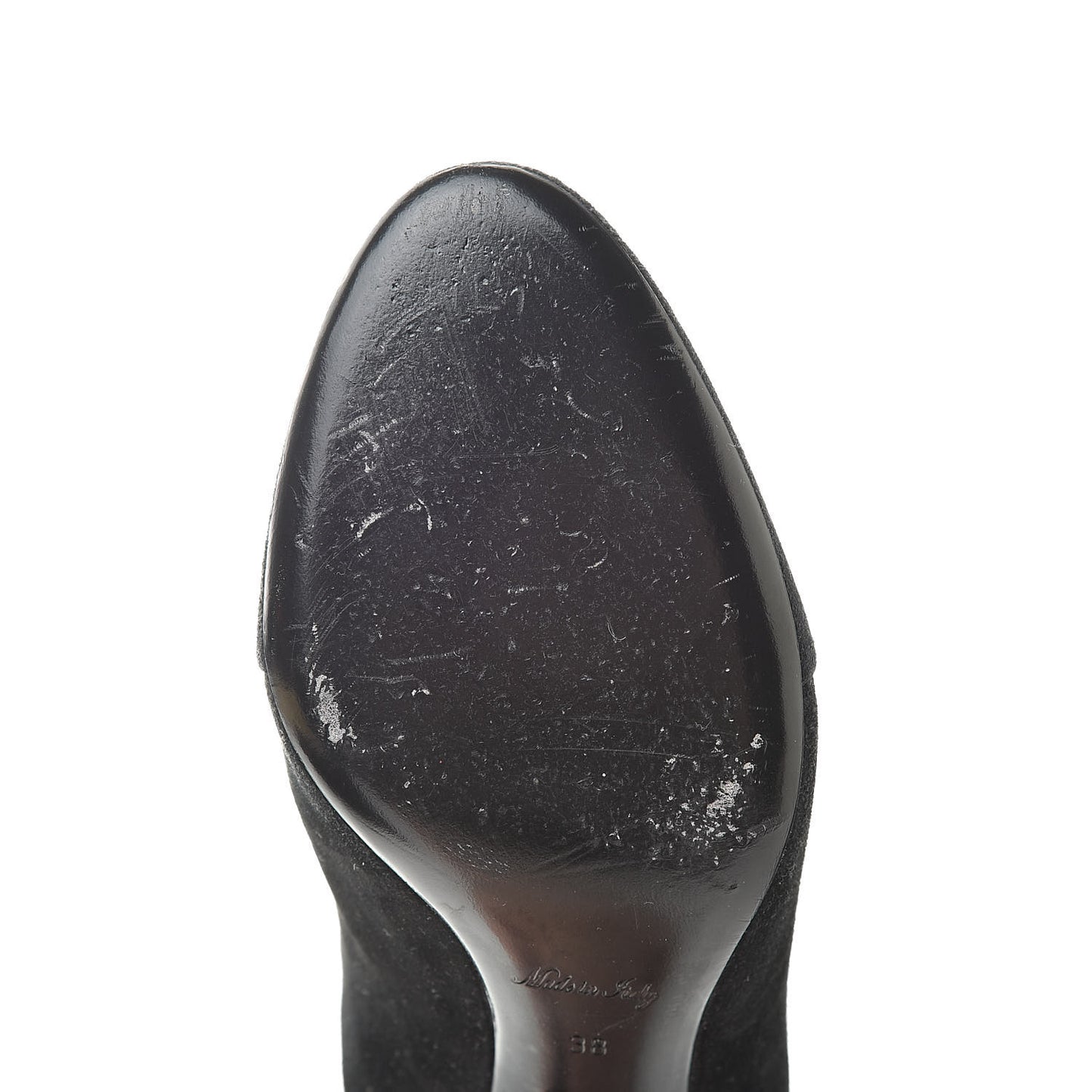 Suede Monogram Uniformes Cap Toe Chelsea 75mm Ankle Boots 38 Black