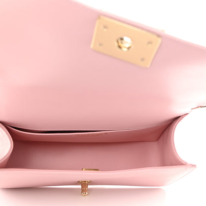 Chanel Caviar Chevron Quilted Medium Boy Flap Light Pink 4 of 10