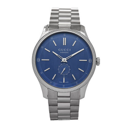 Gucci Stainless Steel 40mm G-Timeless Automatic Watch Blue 1 of 4