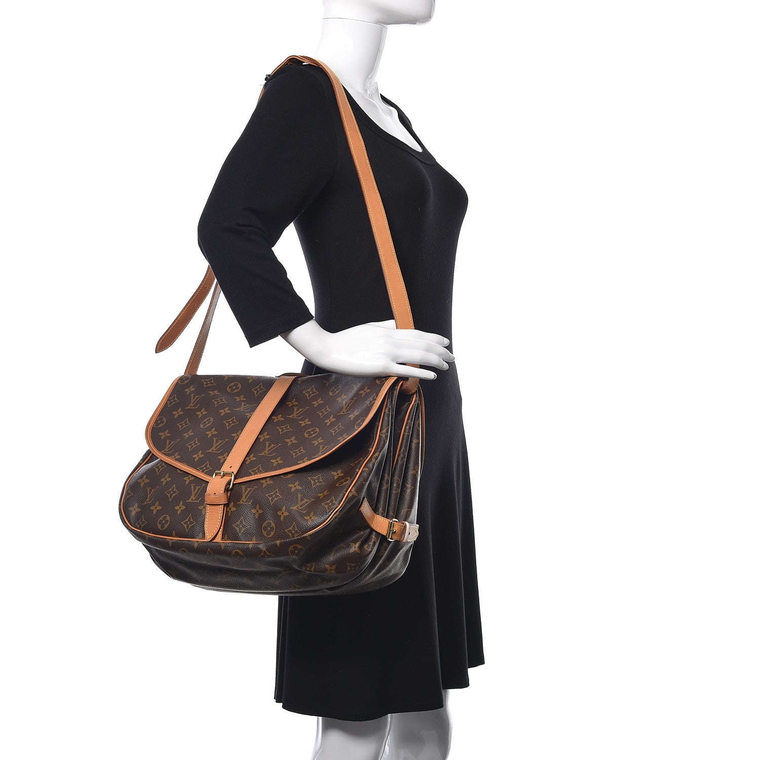 Louis Vuitton Monogram Saumur 35 2 of 10