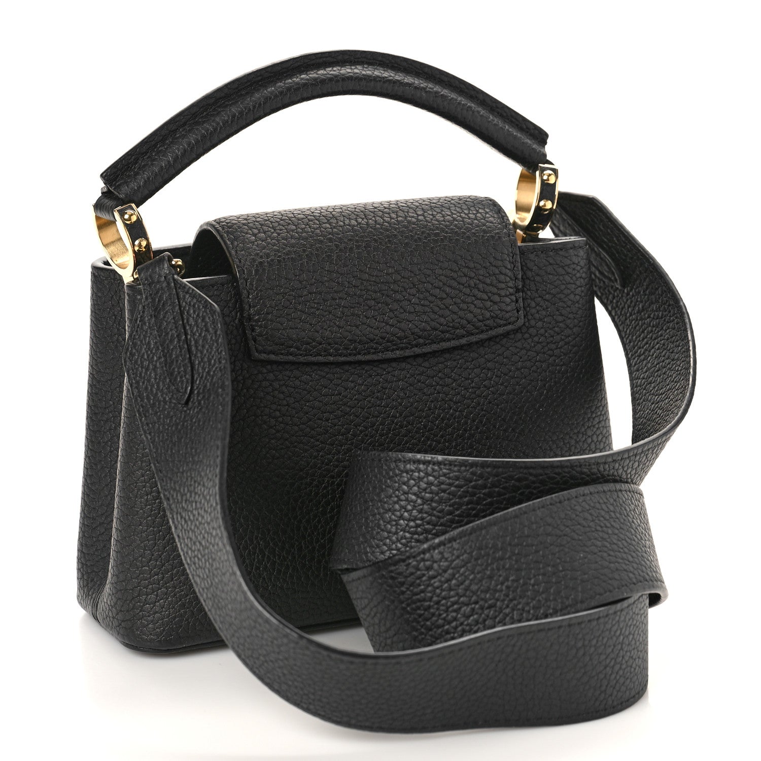 Louis Vuitton Taurillon Mini Capucines Black 3 of 8