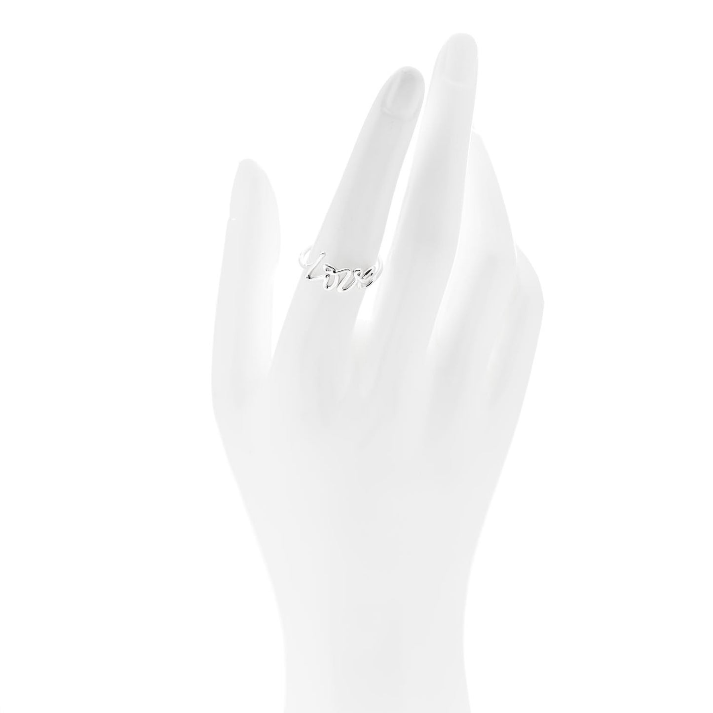 Sterling Silver Paloma Picasso Graffiti Love Ring 56 7.5