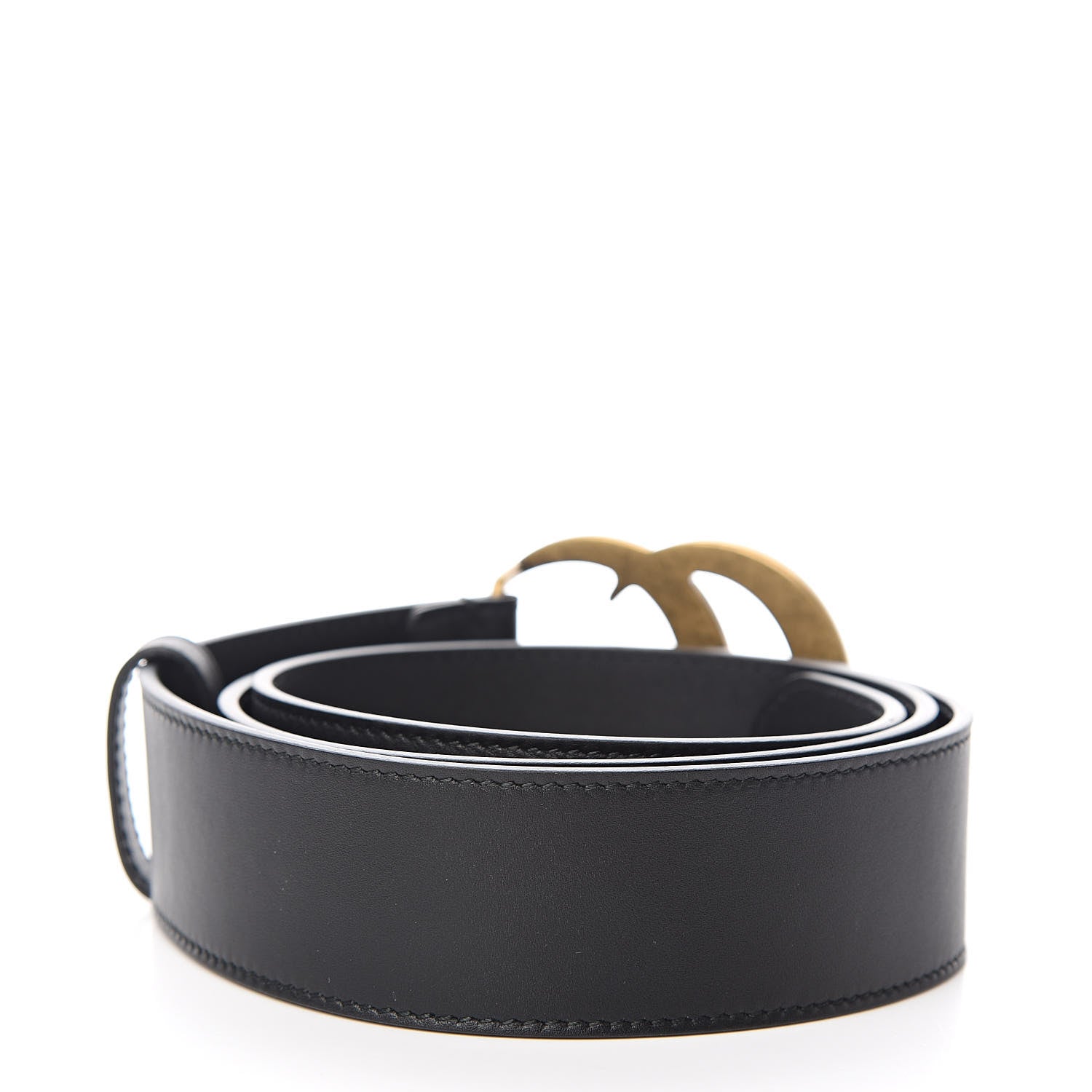 Gucci Calfskin Double G 40mm Belt 90 36 Black 3 of 6
