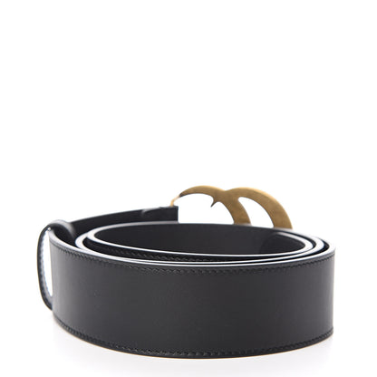 Gucci Calfskin Double G 40mm Belt 90 36 Black 3 of 6