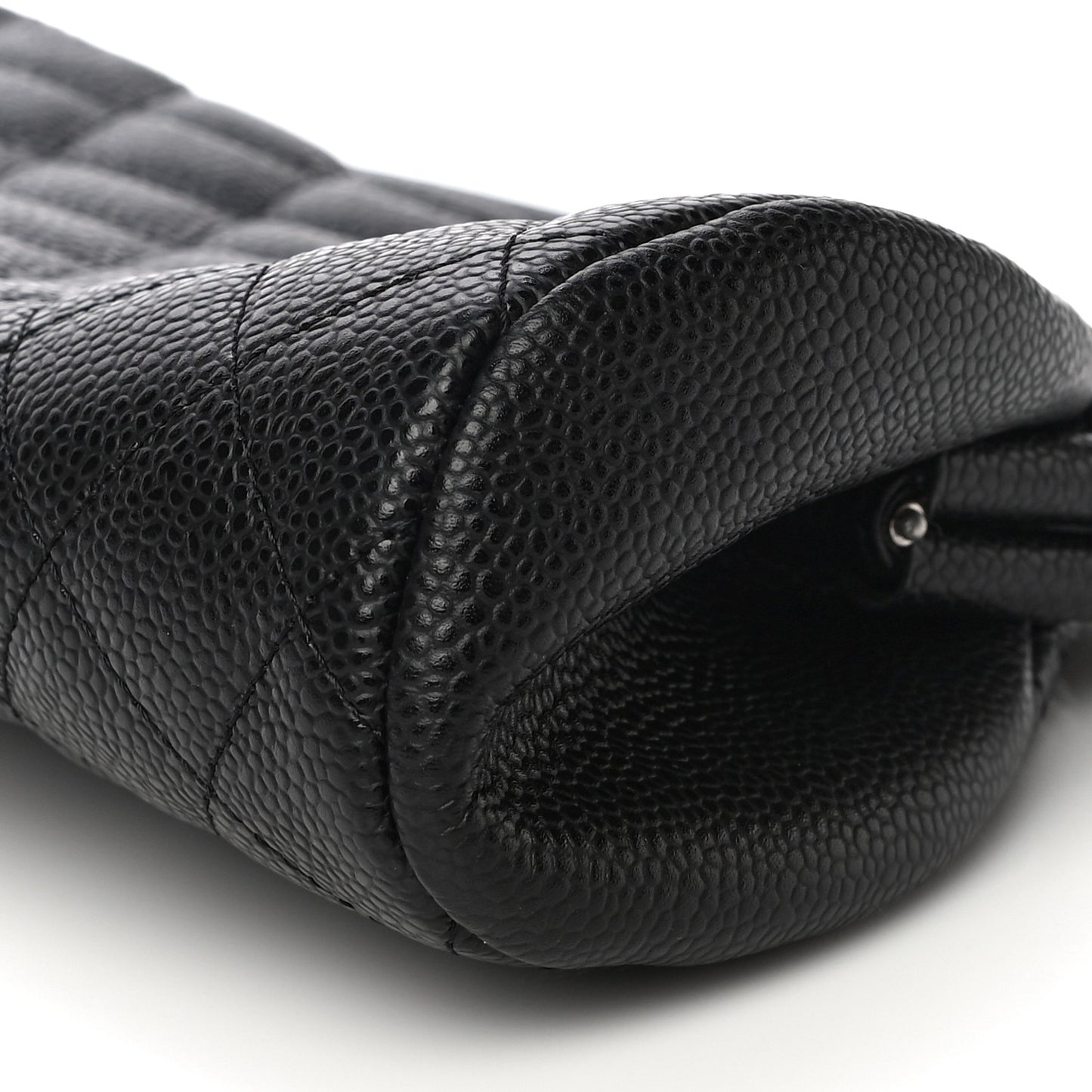 Caviar Quilted Timeless Clutch Black