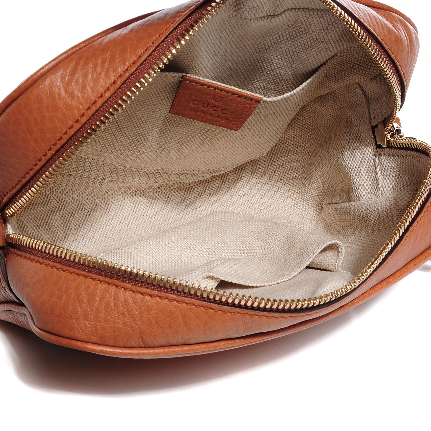 Gucci Pebbled Calfskin Small Soho Disco Bag Moka 5 of 7