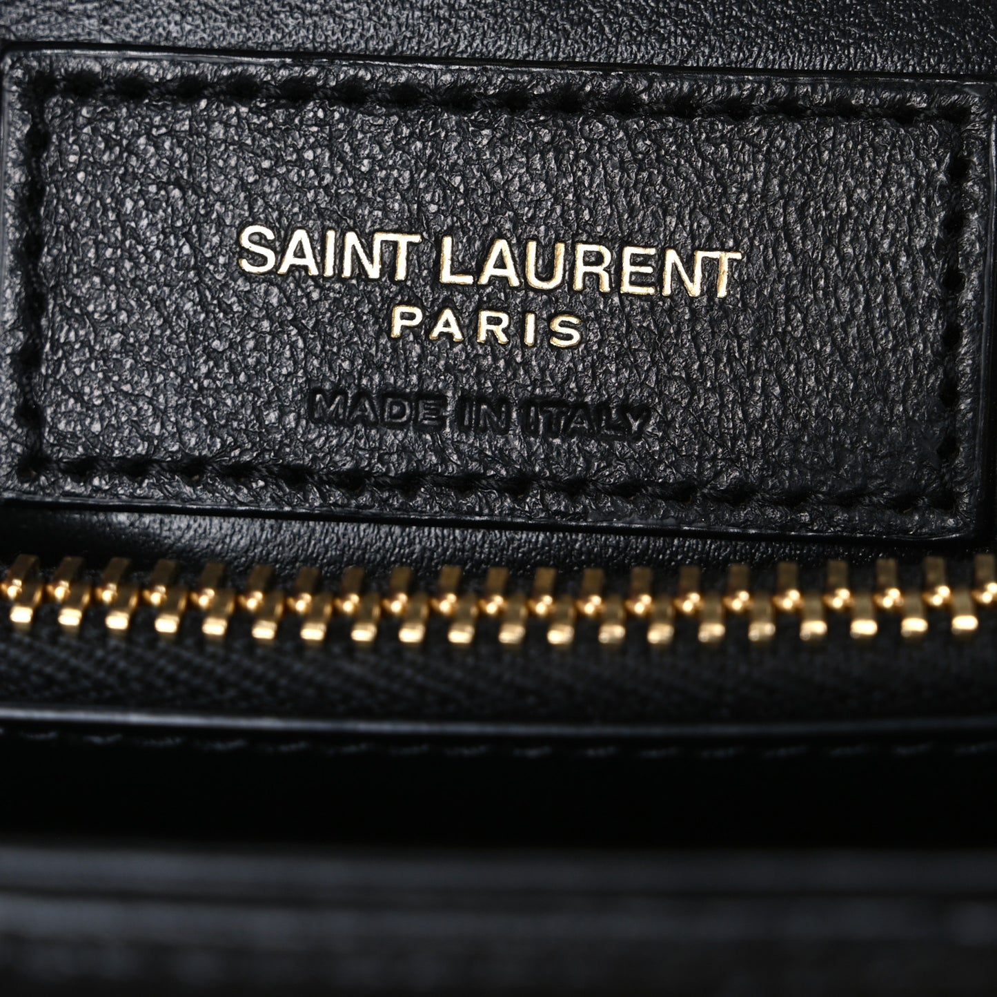 Calfskin Y Quilted Monogram Small Loulou Chain Satchel Black