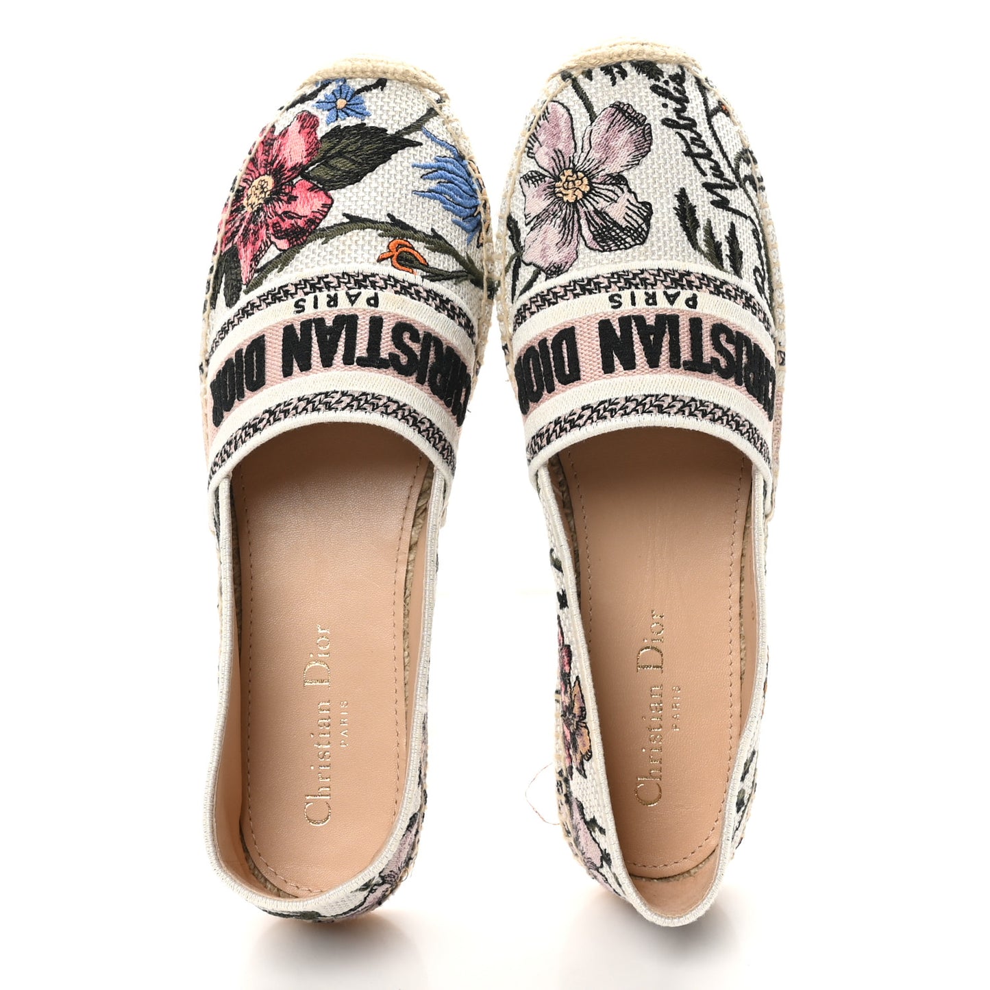 Embroidered Mille Fleurs Granville Espadrille 40 Multicolor