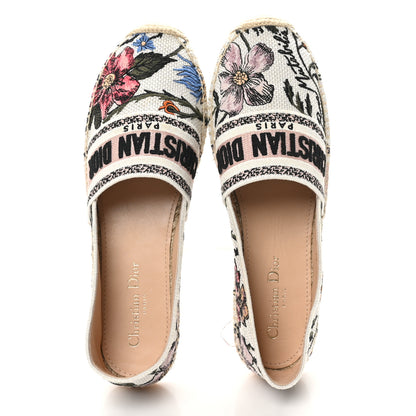 Christian Dior Embroidered Mille Fleurs Granville Espadrille 40 Multicolor 2 of 10