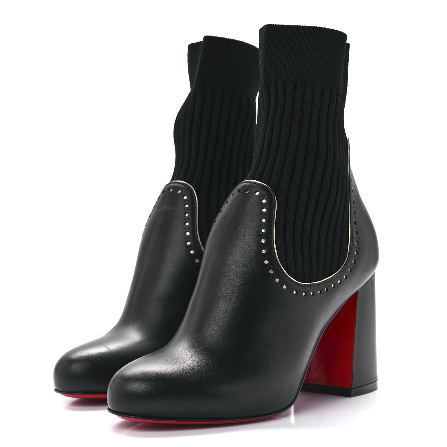 Calfskin Sockies 85 Chelsea Boots 35 Black