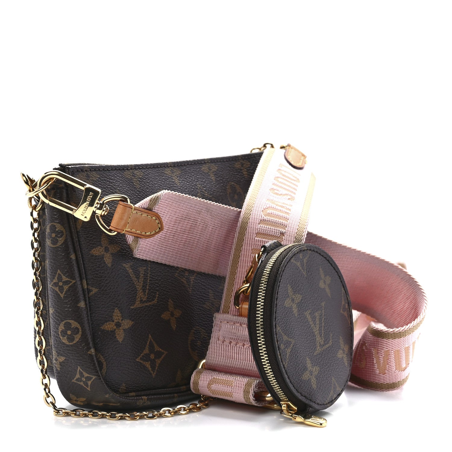 Louis Vuitton Monogram Multi Pochette Accessories Rose Clair 3 of 14