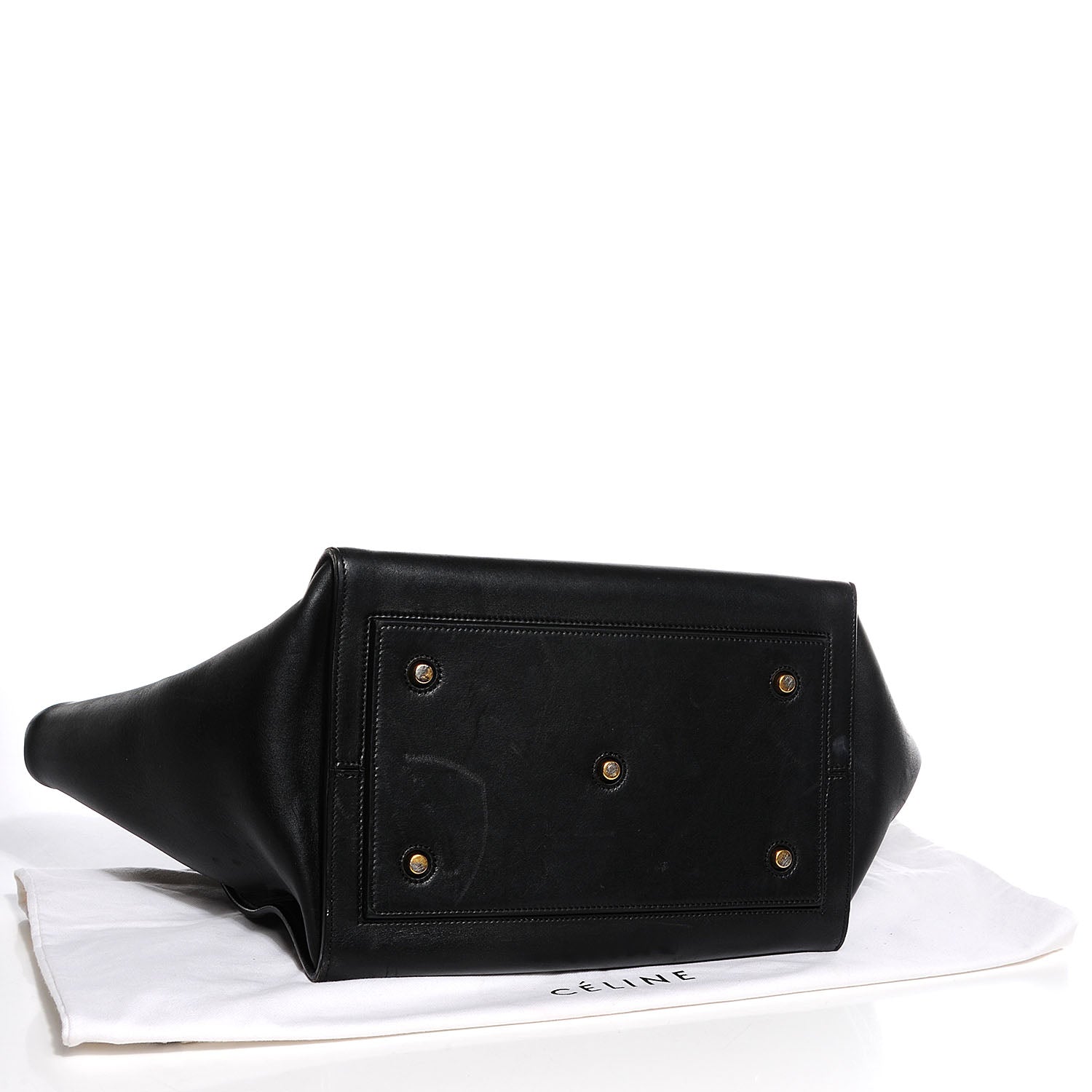 Celine Smooth Calfskin Large Tie Knot Tote Black 4 of 8