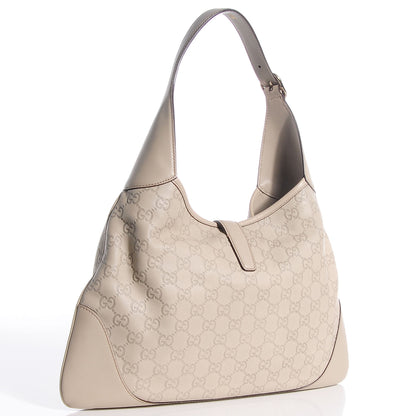 Gucci Guccissima Medium Jackie O Bouvier Hobo Off White 3 of 7