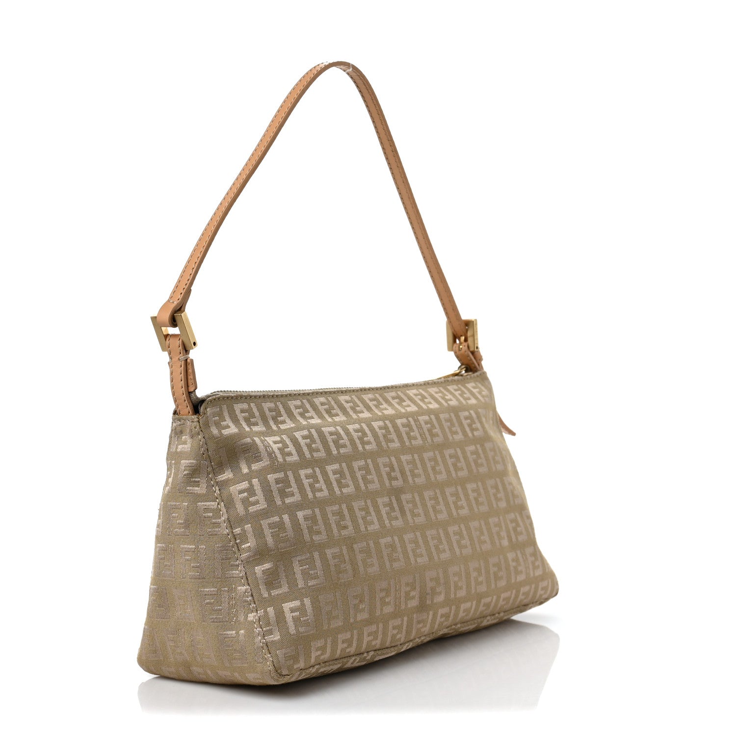 Fendi Zucchino Pochette Beige Naturale 2 of 11