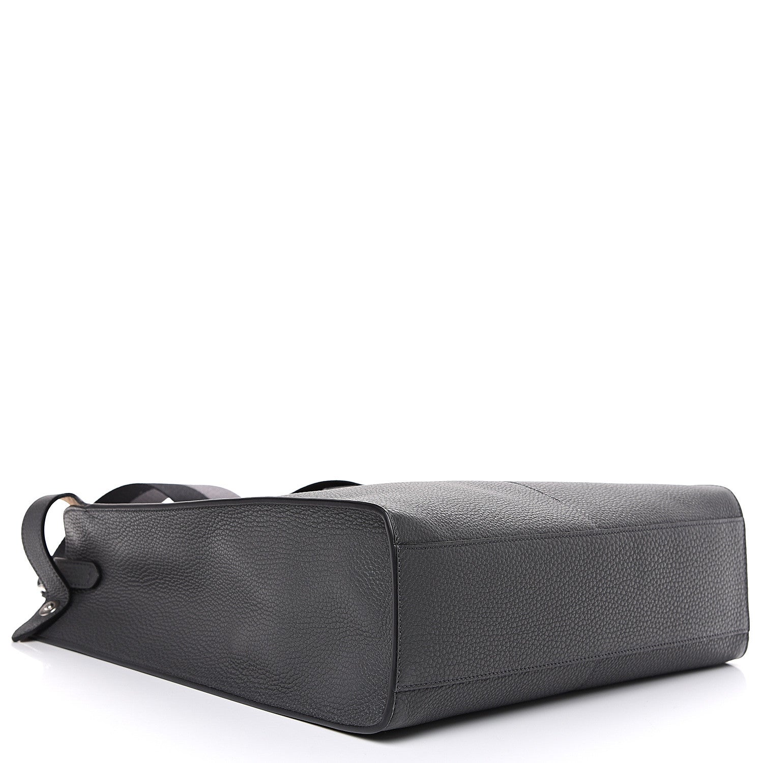 Fendi Cuoio Romano Glazed Fabric FF 1974 Peekaboo X-Lite Fit Asfalto Mou Black 3 of 7