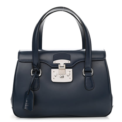 Gucci Regent Calfskin Medium Lady Lock Satchel Caspian 1 of 16
