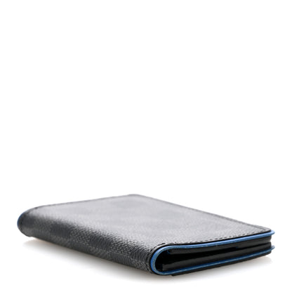 Louis Vuitton Damier Graphite Pocket Organizer Bleu Neon 4 of 9