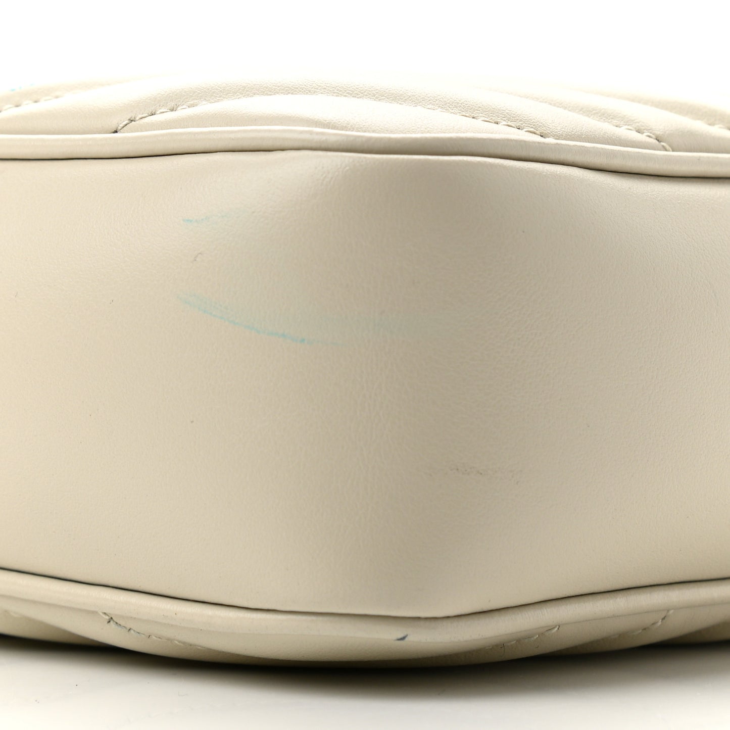 Calfskin Matelasse Monogram Lou Camera Bag Crema Soft