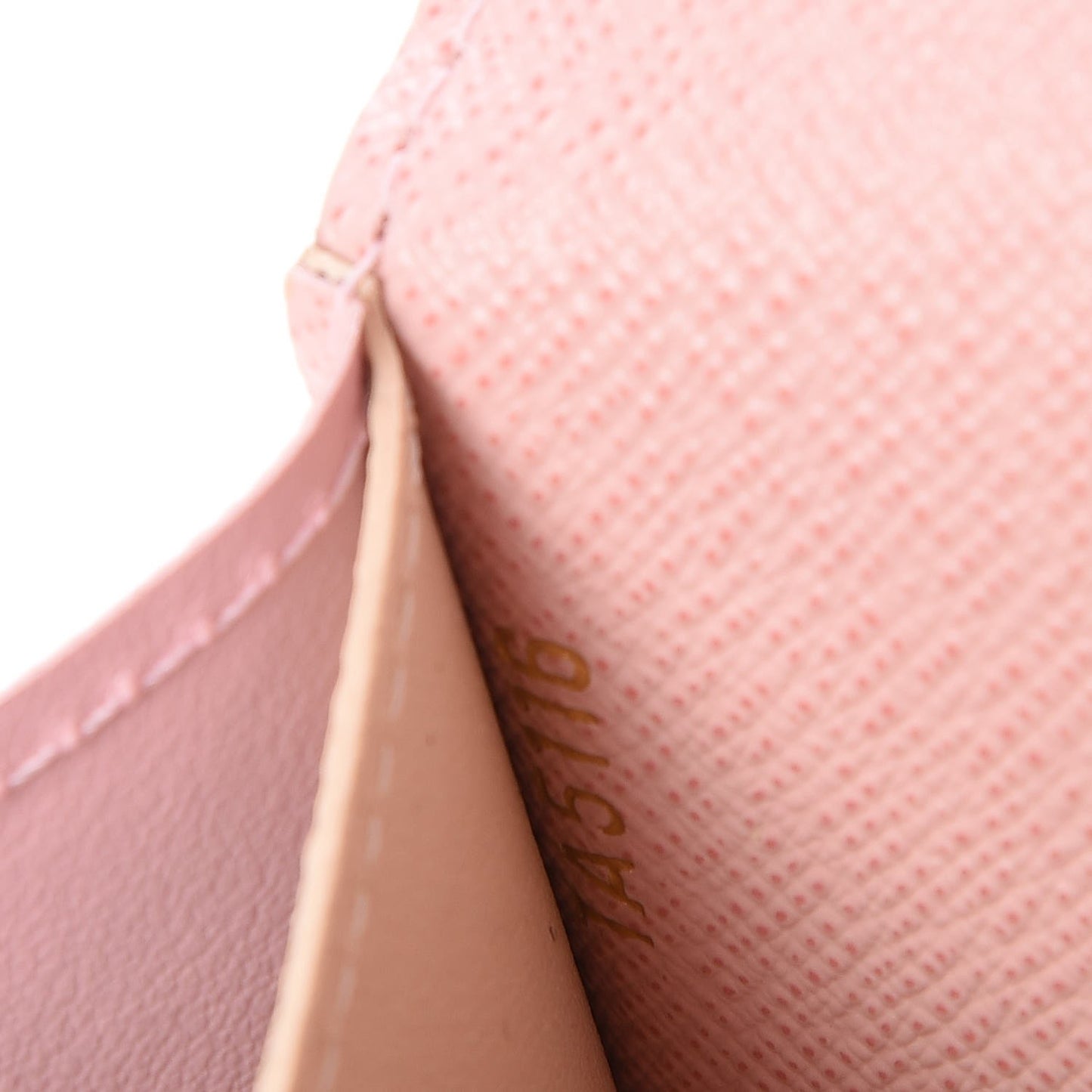 Damier Azur Emilie Wallet Rose Ballerine