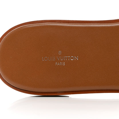 Louis Vuitton Mink Fur Lock It Flat Mule 40 Beige 8 of 14