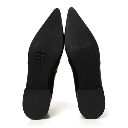 Louis Vuitton Calfskin Monogram Jumble Flat Ankle Boots 37 Black 7 of 11