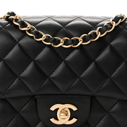 Chanel Lambskin Quilted Mini Square Flap Black 8 of 10