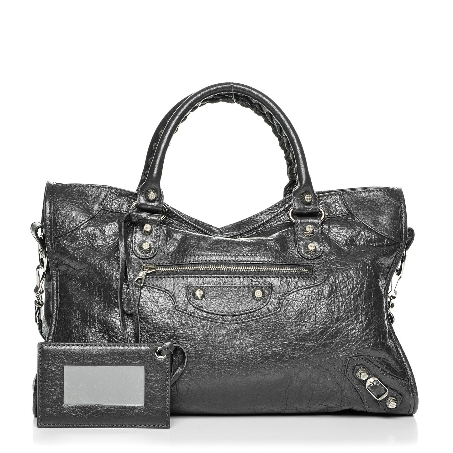 Agneau Giant 12 Silver Hardware City Gris Fossile